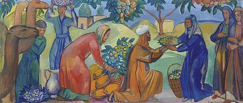حصاد الفاكهة، 1913-1914