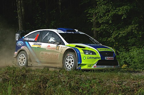 سيارة RS WRC 06 في رالي اليابان 2006.