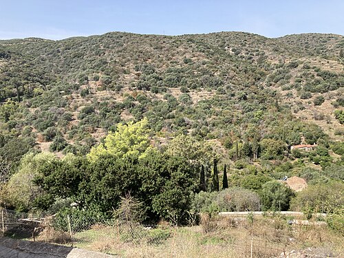 المناظر الطبيعية الجافة في كيثيرا.