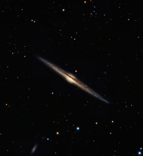 صورة لمجرة الإبرة NGC 4565 التقطها المصور الفلكي الهاوي أنتوني ميشيل في فرنسا