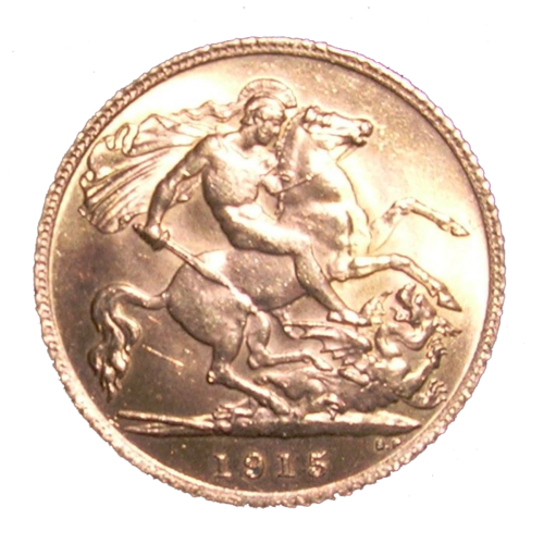 نصف جنيه إسترليني 1915