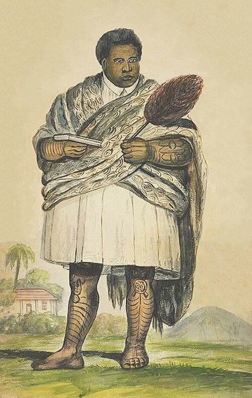 ماكيا بوري أريكي، زعيم تي أو أو تونغا، راروتونغا (1837)