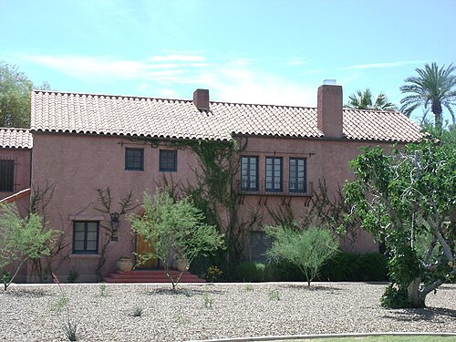 The Rancho Joaquina House was built in 1900 and is located at 4630 E. Cheery Lynn Rd. Listed in the National Register of Historic Places in 1984. Reference number 84000786.