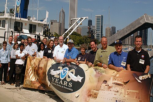 فعالية مجتمعية مشتركة مع الإدارة الوطنية للمحيطات والغلاف الجوي (NOAA) للاحتفال بمرور 200 عام على تأسيس الوكالة.