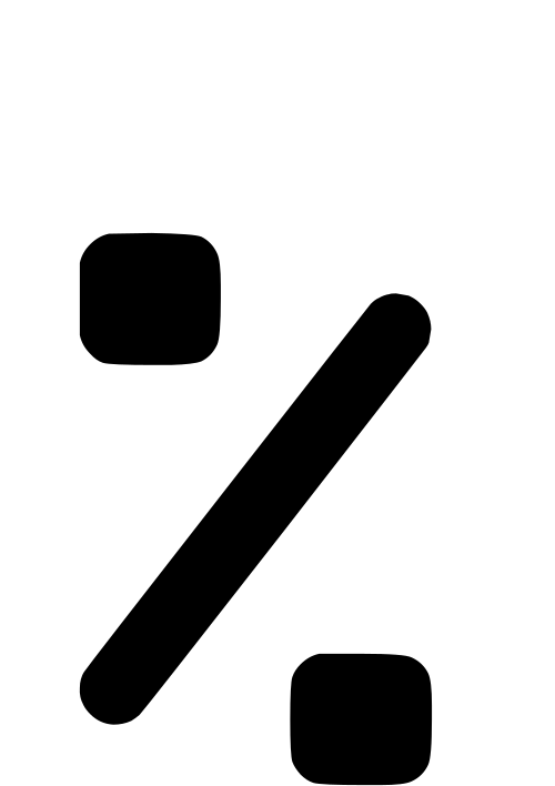 علامة النسبة المئوية