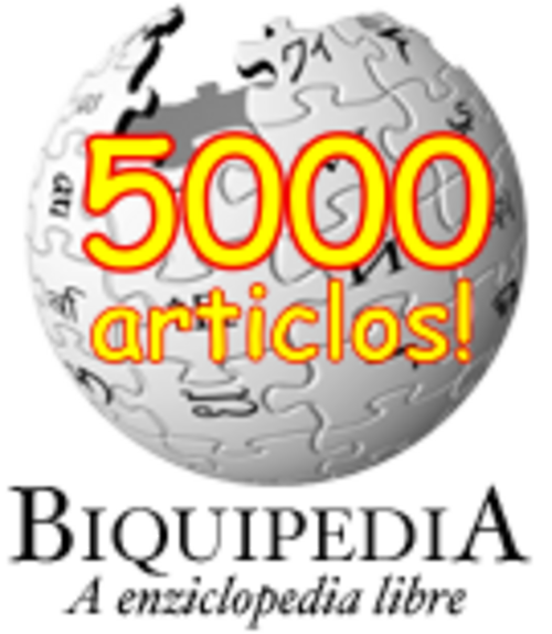 5000 مقالة على ويكيبيديا الأراغونية (2006)