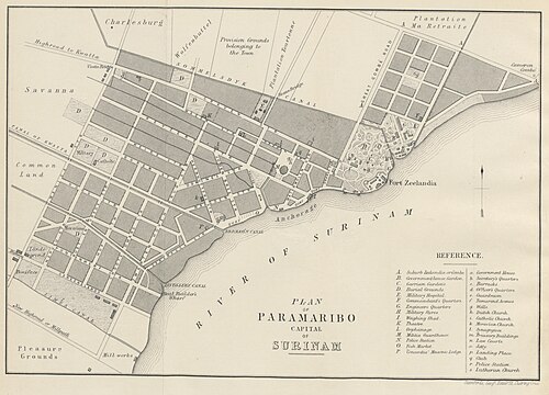 باراماريبو حوالي عام 1876.