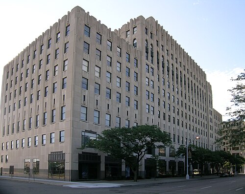 مبنى نيو سنتر (1930) في نيو سنتر، ديترويت