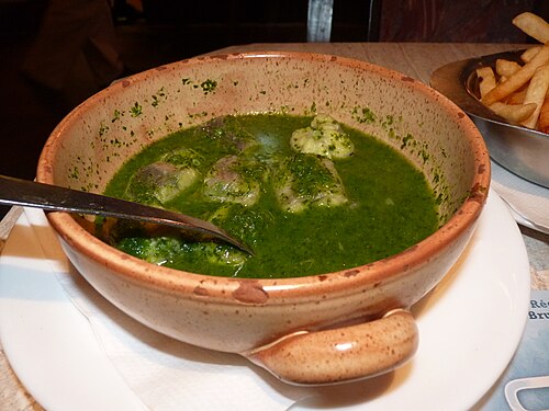 شاحب في 't groen/Anguilles au vert