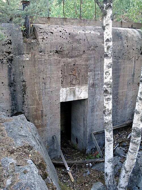 مخبأ خط Harparskog في Raseborg، فنلندا