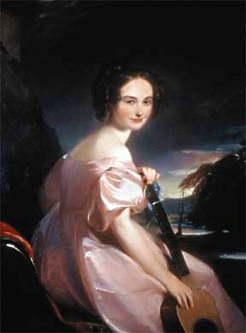 الآنسة والتون من فلوريدا، 1833، زيت على قماش، صورة لأوكتافيا والتون لو فيرت