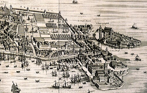 Venetian Arsenal, 1724 engraving by Joan Blaeu