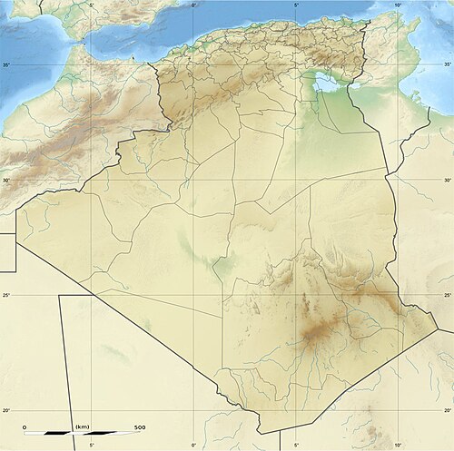 تقع بارثينيا (موريتانيا) في الجزائر