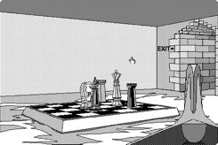 لقطة شاشة من إصدار لعبة The Manhole لنظام ماكنتوش.