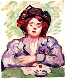 لا بيتيت لينا (1907) - متحف كانتيني، مرسيليا، زيت على قماش، 66 × 55 سم. متحف كانتيني، مرسيليا.