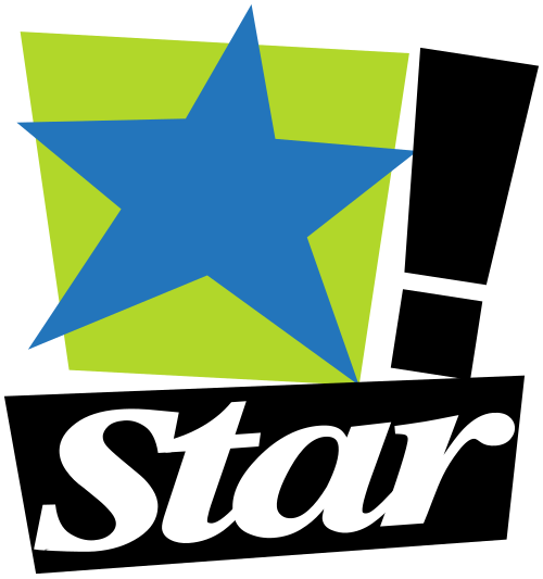 الشعار الأصلي باسم Star! من عام 1999 إلى عام 2004.