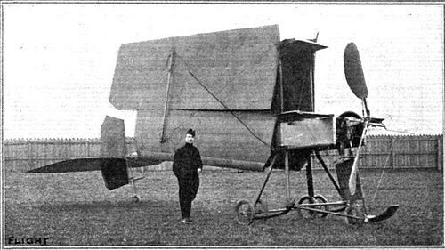 بريغيه النوع الثالث، بأجنحة مطوية (حوالي عام 1912)