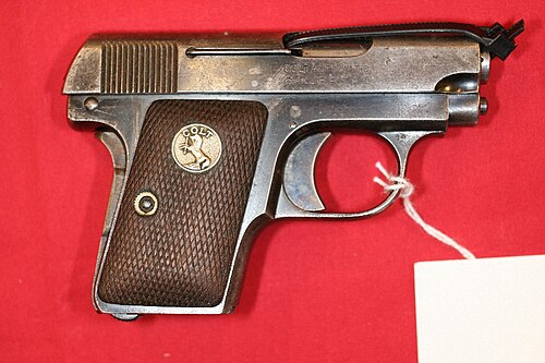 مسدس كولت موديل 1908 ذو جيب أمامي، عيار 0.25 ACP