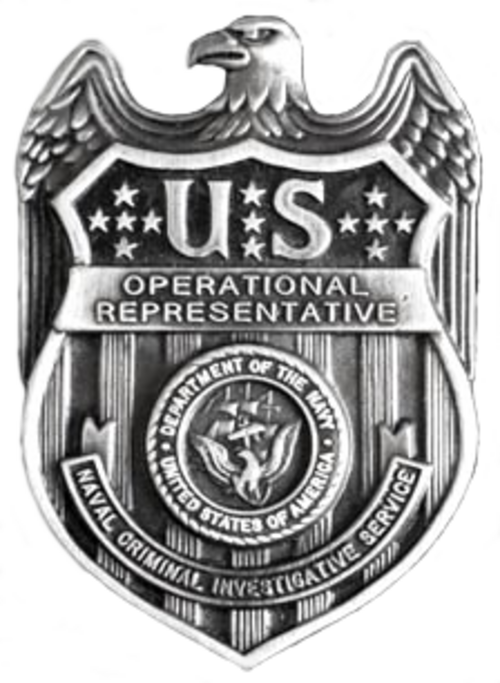 شارة ممثل العمليات في جهاز المخابرات البحرية (NCIS)